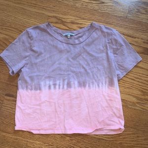 charlotte russe ombré crop top